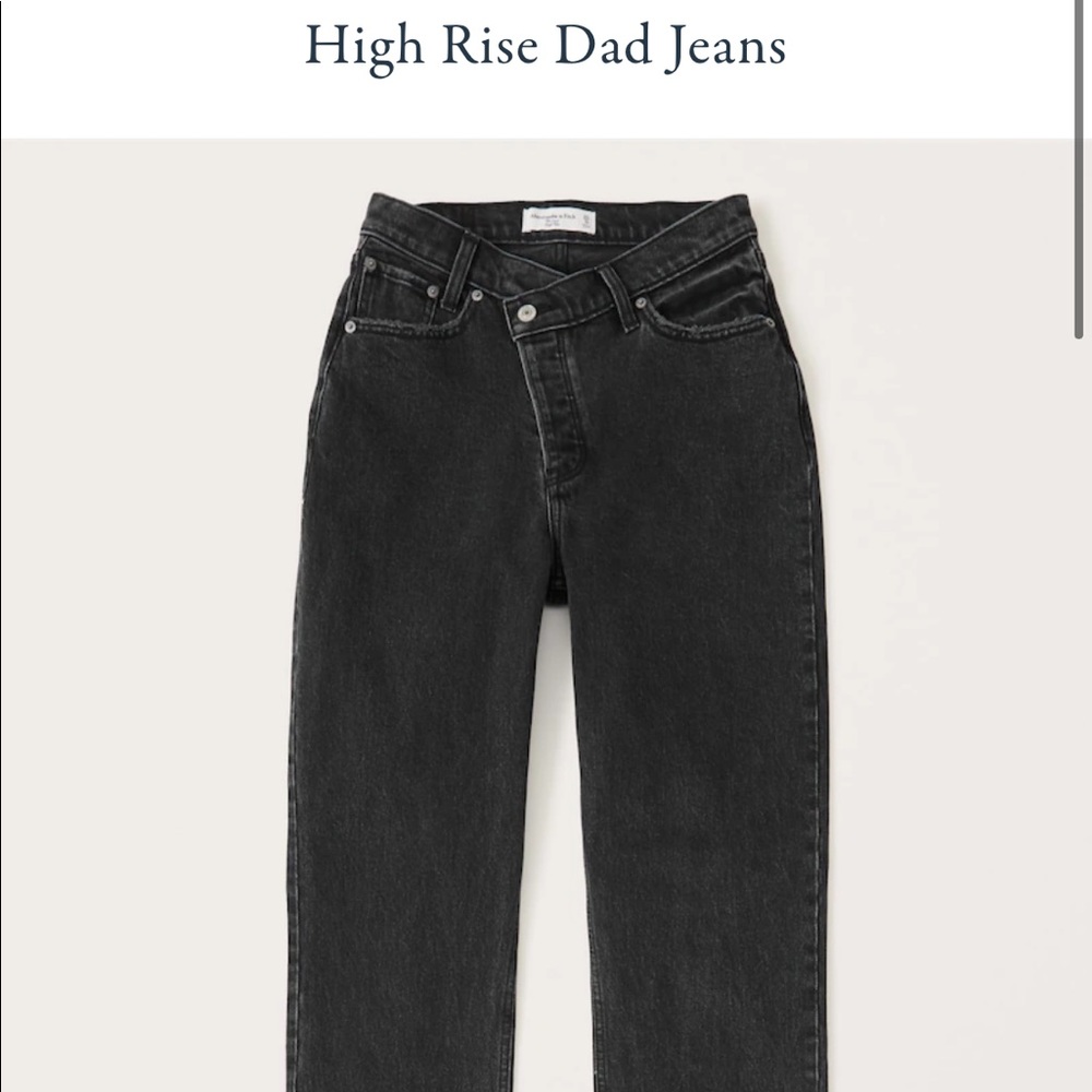 High rise dad jeans
